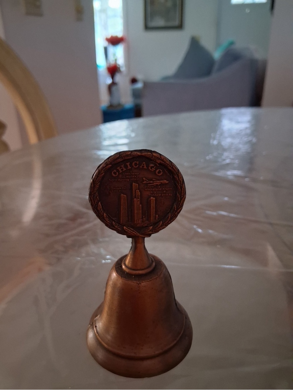 Chicago Souvenir Brass Bell